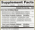 Renew Life Extra Care Digestive Probiotic Capsules, 50 Billion CFU Guaranteed, Daily Supplement Supports Immune, Digestive, Respiratory Health(1), L. Rhamnosus GG, Dairy, Soy and Gluten-Free, 30 Count