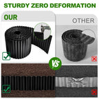 SJPULMO Corrugated Metal Edging, 6"x45Ft Rust-proof Landscape Edging Border