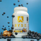 RYSE Loaded Protein Powder - Little Debbie Pumpkin Spice Rolls - 25g Whey Protein Isolate & Concentrate with Prebiotic Fiber & MCTs - Low Carb, Low Sugar, Digestive-Friendly - 27 Servings / 2 lb Tub