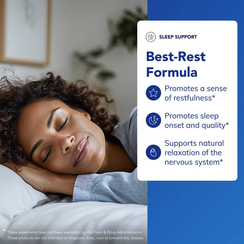 Pure Encapsulations Best-Rest Formula - Supports Restful Sleep - for Relaxation - Restful Sleep Supplement - Non-GMO & Vegan - 60 Capsules