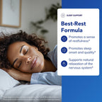 Pure Encapsulations Best-Rest Formula - Supports Restful Sleep - for Relaxation - Restful Sleep Supplement - Non-GMO & Vegan - 60 Capsules