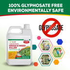 Eco Living Solutions Weed Killer Concentrate - Pet Safe, Organic Spray for Grass, Moss, Crabgrass & Dandelion | Glyphosate Free Herbicide (32 oz)
