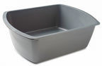 Vakly Wash Basins [5 Pack] – Rectangular Plastic 7-Quart Graduated Hospital Soaking Tub with Markings – Small Portable Washbasin for Face Washing, Cleaning, Foot Bath, Dishes, Laundry & Bedside Care