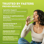 NovaPeak Fasting Electrolytes - Fast Hydration & Fasting Salts - Electrolytes for Fasting - Fasting Supplement - 30 Servings, Lemon Lime