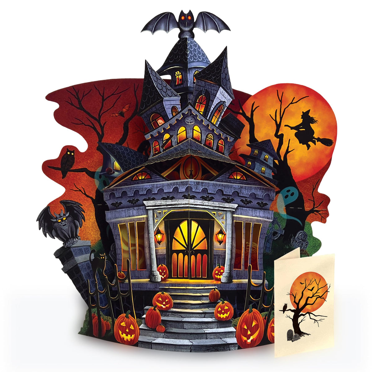 Freshcut Paper Haunted House 15" Life-Sized 3D Pop Up Card