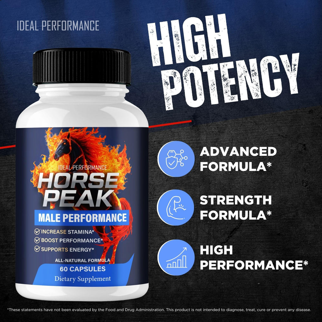 IDEAL PERFORMANCE Horsepeak Capsules, Horsepeak Pills Reviews (60 Capsules)