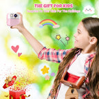 Instant Print Camera for Kids, Toddler Camera Birthday Gifts for Girls 3-10