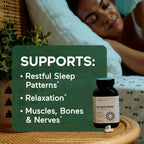 Smarter Nutrition Magnesium Complex - Chelated Magnesium Glycinate + Citrate, Malate for Sleep, Relaxation, Muscle & Nerves + Clinically Proven L-Theanine, Non-GMO-180 Tablet[90-Day Supply]