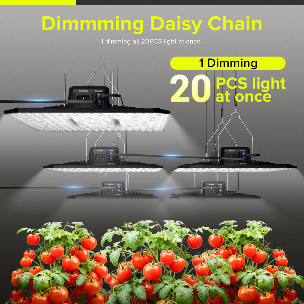 Elufah LED Grow Light for Indoor Plants 120W Plant Lights Full Spectrum