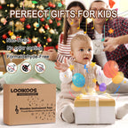 LOOIKOOS Toddler Musical Instruments Montessori Natural Wooden Percussion Instruments for Kids Preschool Educational Musical Toys Set for Boys and Girls with Storage Bag