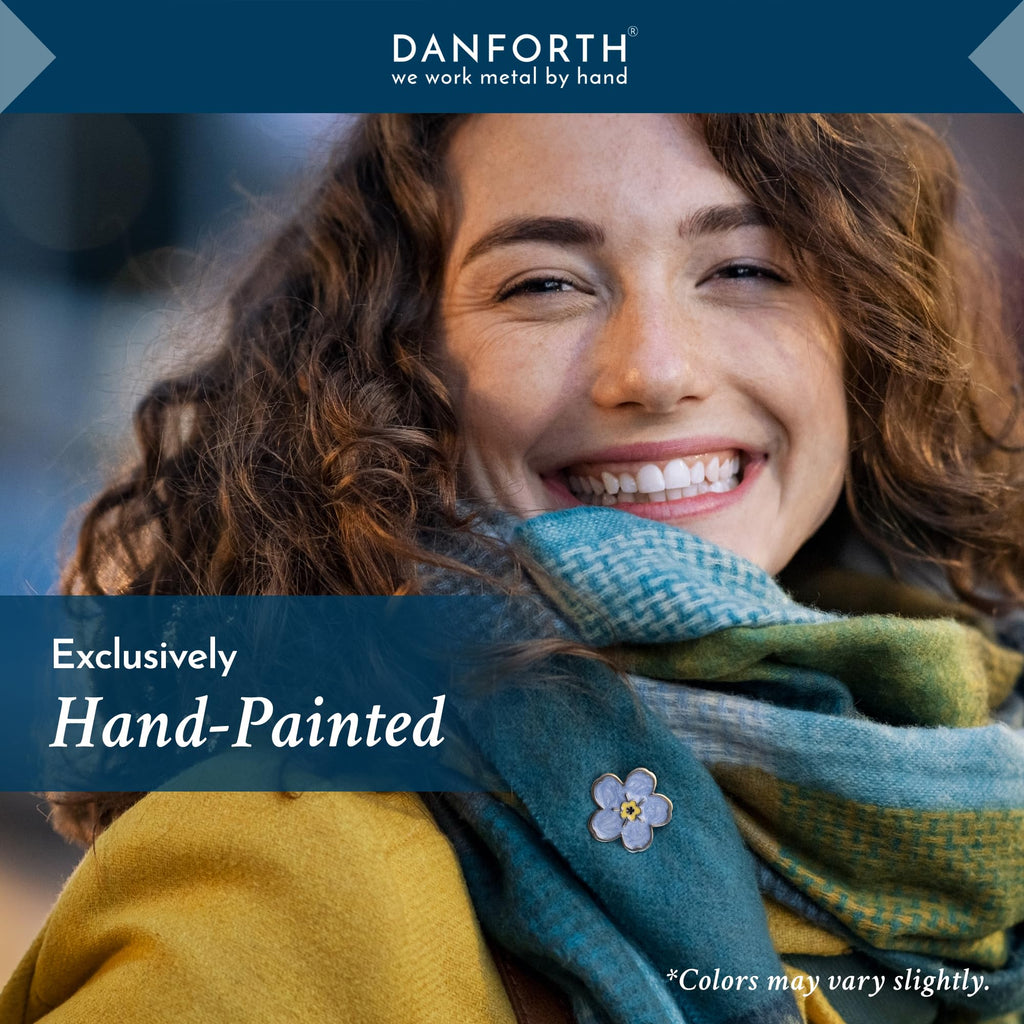 Danforth Forget-Me-Not Lapel Pin | Pewter Handcrafted in USA