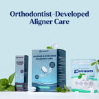 Movemints Clear Aligner Mints - Patented Aligner Seating Mints - Edible Alternative to Aligner Chewies - Xylitol Mints for Dry Mouth - Spearmint (3 Pack)