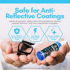 Z Clear Anti-Fog 6oz Spray | Eye glasses cleaner | Goggles anti fog | Sunglasses cleaner | Windshields | Mirrors | Visors | Safe for all Lenses |+ With Microfiber Cloth