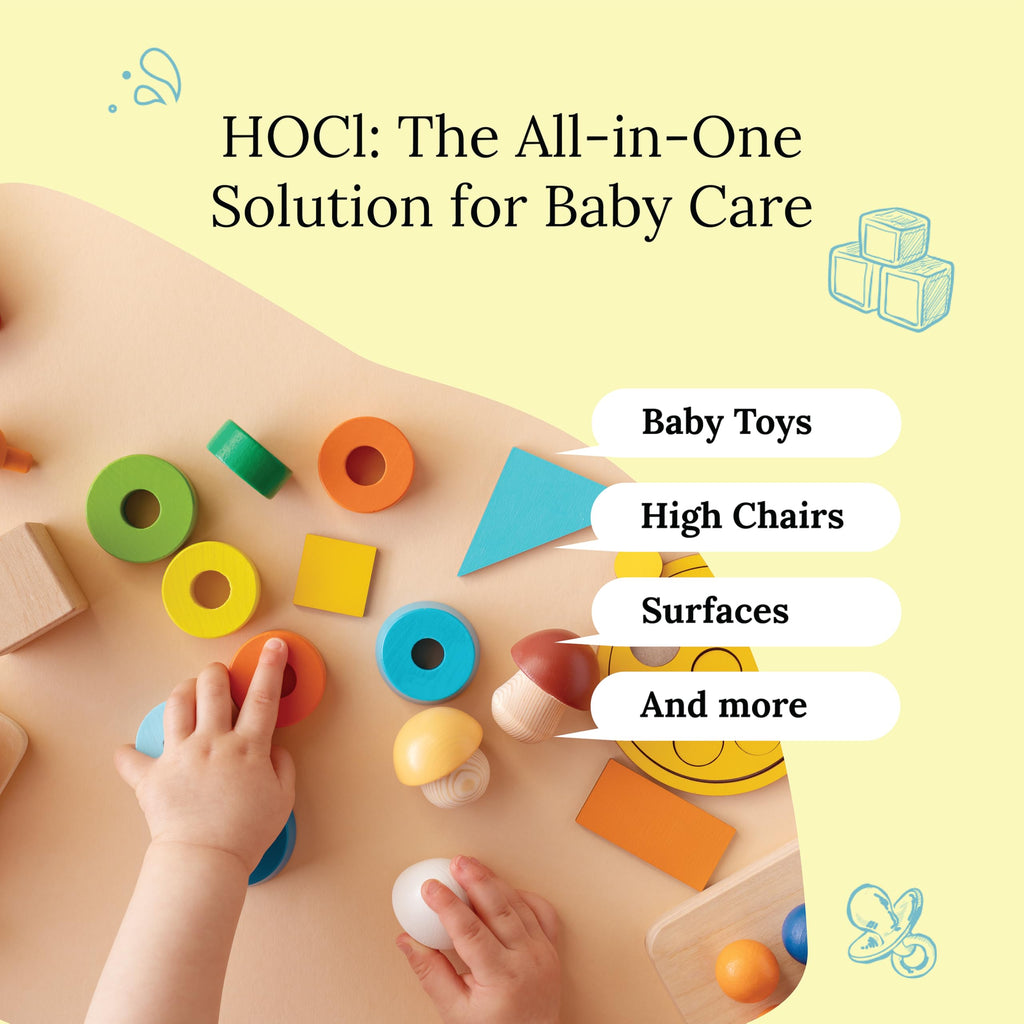 Littley Toy & Surface Cleaner | 16 oz | Alcohol-Free HOCl Spray for Baby Toys & High-Touch Surfaces | Fragrance-Free Formula | Gentle Cleaning for Everyday Messes