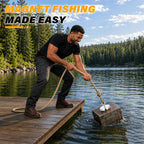 FINDMAG 200 LBS Fishing Magnet, 1.76 Inch Rare Earth Metal Pickup Magnet
