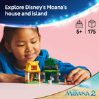 LEGO Disney Moana's Island Fun Building Toy Playset - Princess Moana Toy for Kids, Girls and Boys, Ages 5+ - with 2 Disney Micro-Dolls and Pua Animal Figure - Gift Idea for Birthdays - 43260