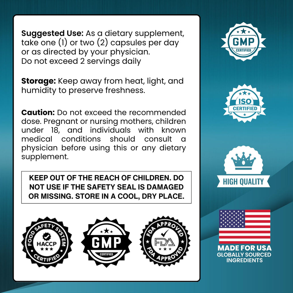 Original Retina Clear Pro Flow Advanced Pills Capsule, Advance Premium Formula, Natural Ingredients for Overall Health & Balanced Healthy Lifestyle | 60 Capsules Each Bottle (Pack of 3)