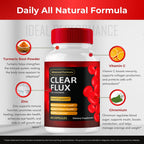Clear Flux Supplement, Super Boost Clear Flux Supplement, Clear Flux Pills, Official Formula, Premium Support to Maintain Stable Levels & Healthy Circulation, Clear Flux Health Reviews (5 Pack)