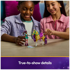 Unicorn Academy, Ava & Plant Magic Leaf with Light-up Effect, 2 Riding Accessories, Dolls & Unicorn Toys for Girls Ages 4 and up