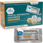 MED PRIDE Triple Antibiotic Ointment Packets, First Aid Cream, 144-Count