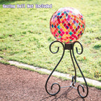 VCUTEKA Gazing Ball Stand, Metal Garden Gazing Globe Stand for 10-12" Globe