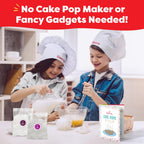 Baketivity DIY Cake Pop Kids Baking Kit with Pre-Measured Ingredients