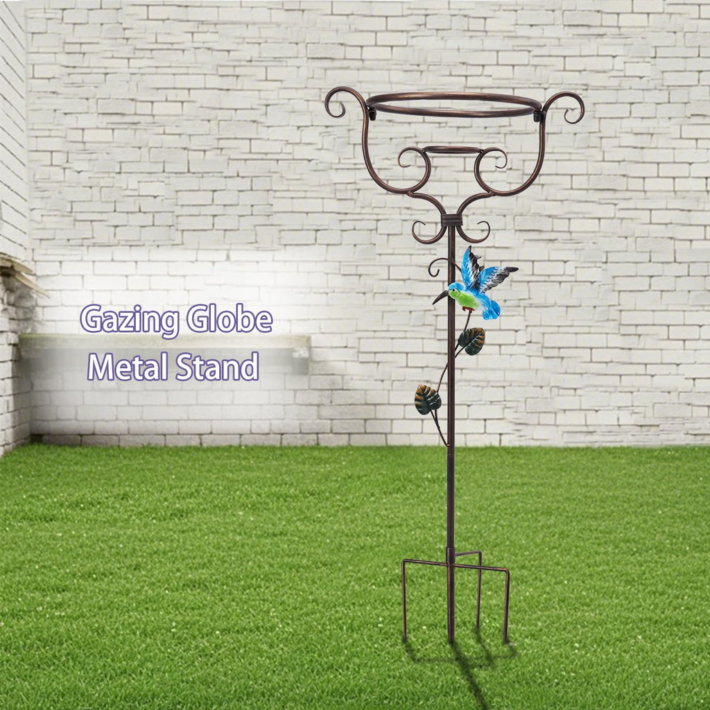 VCUTEKA Gazing Ball Stand, Metal Garden Gazing Globe Stand for 8-10" Balls