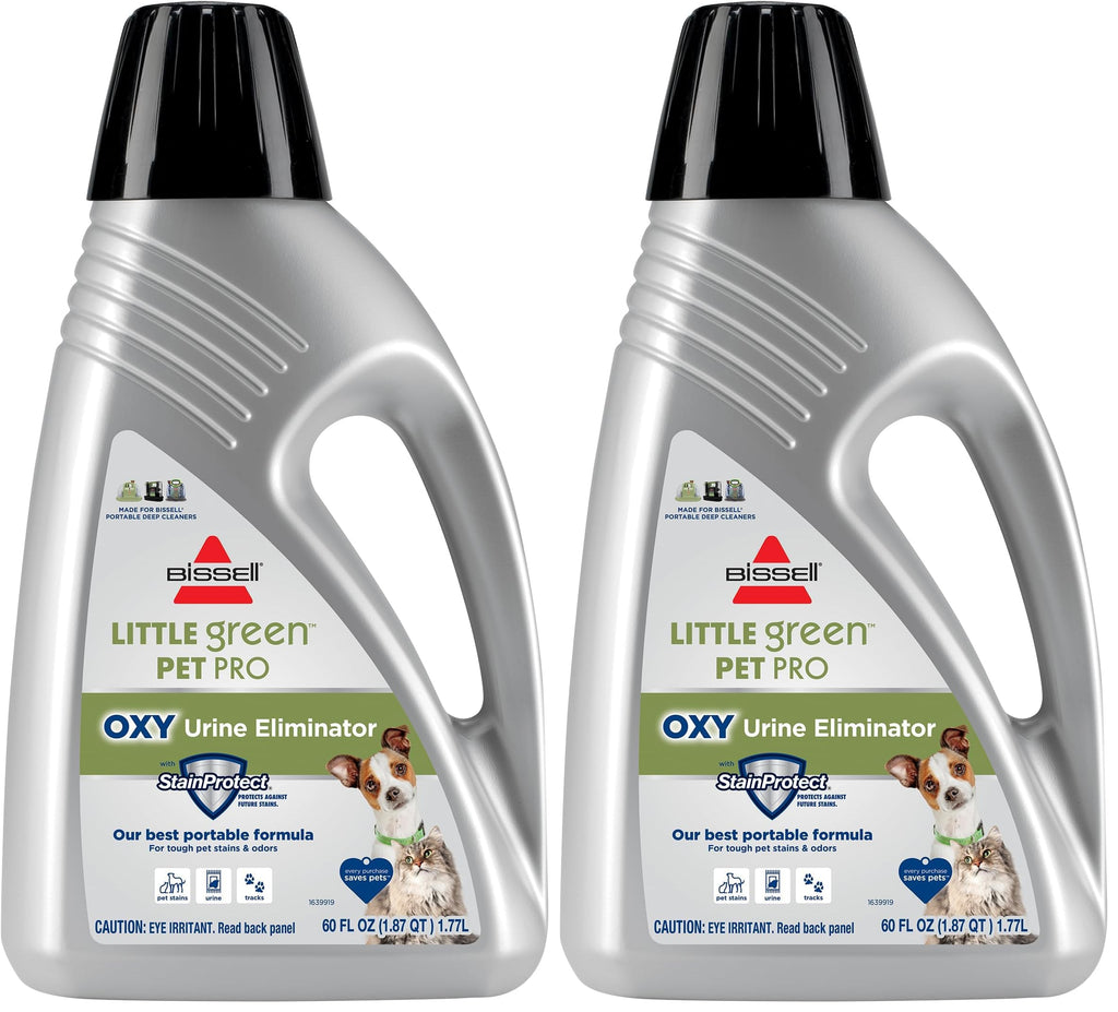 Bissell® Little Green™ PET-PRO-OXY Formula for Portable Carpet Cleaners, 60 oz, 2034F, (Pack of 2)