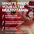 Nature's Way Alive! Ultra Multivitamin for Women, Complete Daily Women's Vitamins, High Potency Formula, Promotes Energy Metabolism and Muscle Function*, Vitamin A, C, D, Methylated B12, 150 Tablets