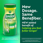 Benefiber Daily Prebiotic Fiber Supplement Powder for Digestive Health, Unflavored - 250 Teaspoons (17.6 Ounces)