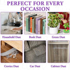 60 Count 360° Heavy Duty Duster Refills Compatible with Swiffer Purple