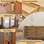 ZDBB Wood Drawer Wax Lubricant Paste Door Lubricant Drawer Slide Grease
