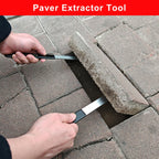 Paver Removal Tool, Paver Lifter Tool with Rubber Non-Slip Handle, 2 Pcs