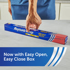 Reynolds Wrap Heavy Duty Aluminum Foil, Heavy Duty Foil Aluminum Roll, Thick Foil for Added Strength, With Easy Open and Close Secure Tab, Extra Wide, 37.5 Sq. Ft.