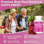 Beet Root Capsules - 1300mg Beetroot Powder Capsules for Daily Wellness Natural Energy - 120Count Pack of 2 Vegan Beetroot Supplement, Athletic Performance, Digestive (2 Pack)