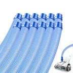 12 Pack Pool Cleaner Vacuum Hoses, Pool Vacuum Hose Replacement Kit for Zodiac MX6, MX8, MX6 Elite, MX8 Elite, MAXX, Baracuda, 39 Inch R0527700 Twist Lock Pool Vacuum Hose