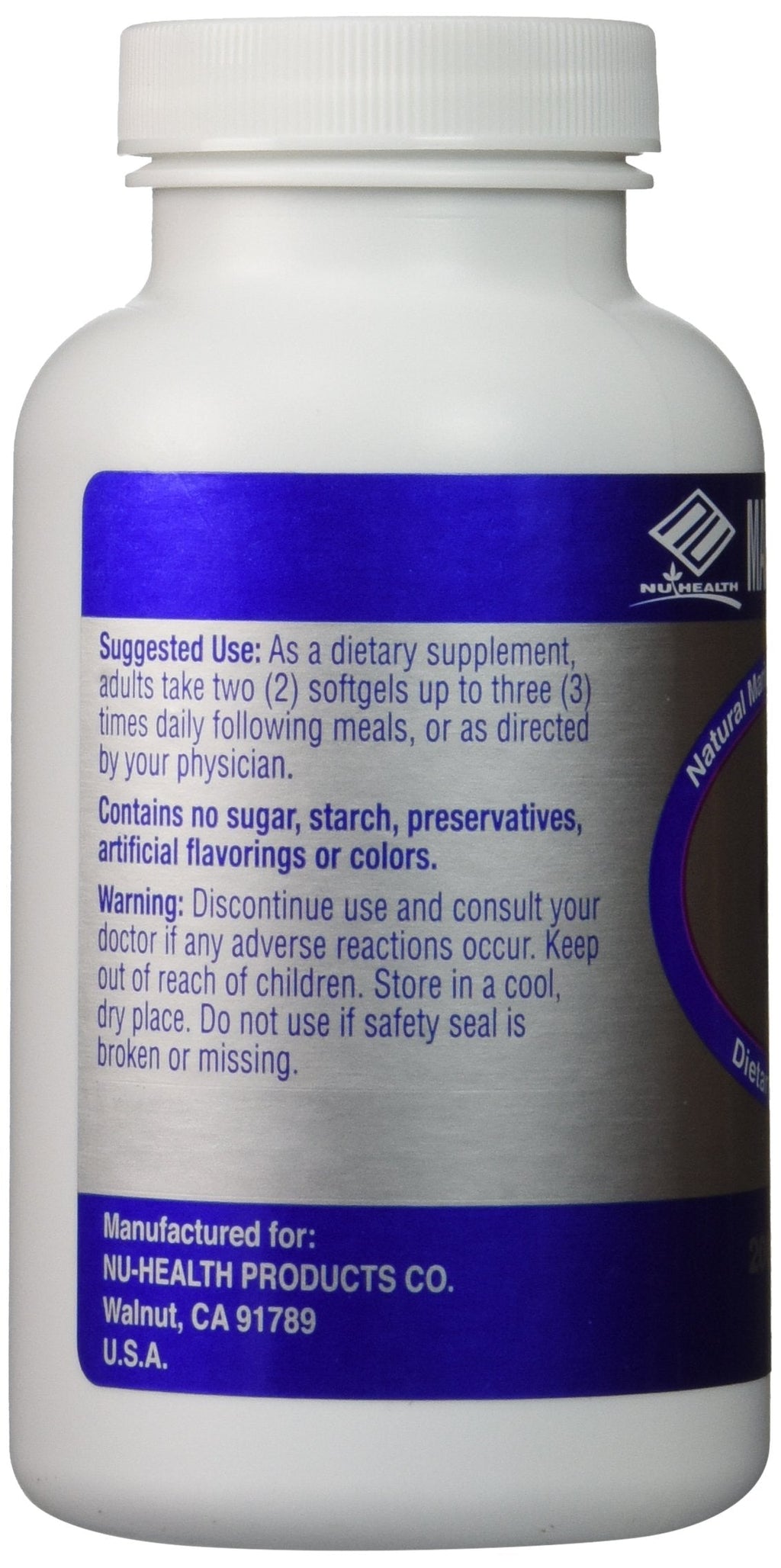 Nu Health Marine Lipid Nu-11 Dietary Supplement (200 softgels)