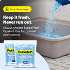 PetSafe ScoopFree Premium Crystal Litter, Fresh Scent, 4.3 Lb Bag, 2 Pack