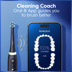 Oral-B Rechargeable Electric Toothbrush, iO5 Customizable Clean, 5 Cleaning Modes, Visual Pressure Sensor to Protect Gums, Travel Case, Black