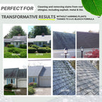 Wash Safe™ ROOF WASH Roof Cleaner, 10 lb. | Clear, Bleach-Free Concentrate | Clean Up to 10,000 sq. ft. of Asphalt, Wood, Slate and Ceramic Shingles or Tiles