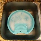 Ohisu Blue Washboard Basin for Hand Washing Clothes and Small Delicate Articles
