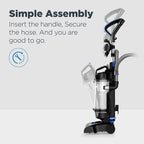Eureka PowerSpeed Lightweight Upright Vacuum Cleaner for Carpet and Hard Floor, Powerful Bagless Upright Vacuum Cleaner for Home Pets, NEU181A, Blue