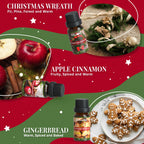 SALKING Christmas Fragrance Oils, Essential Oils Set for Diffuser for Home
