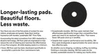 3M Black Stripper Pad 7200, 13" Floor Care Pad (Case of 5)