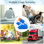 Portable Urinals for Men Spill Proof, OOCOME Upgrade Male Urinal Bottle Spill Proof for Seniors, Bedside Urinal with Soft Funnel & Long Hose, for Hospital Wheelchair Bedridden Car and Travel Use