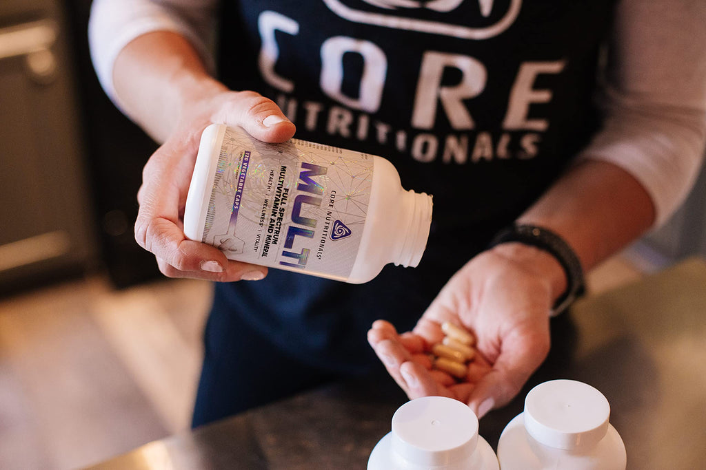 Core Nutritionals Multi Full Spectrum Multivitamin | Full Daily Serving of Key Vitamins & Minerals | Spectra Antioxidant Blend | 120 Vegetable Capsules