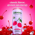 Bloom Nutrition Zero Sugar Energy Drink, Shirley Temple, 12oz 12pk
