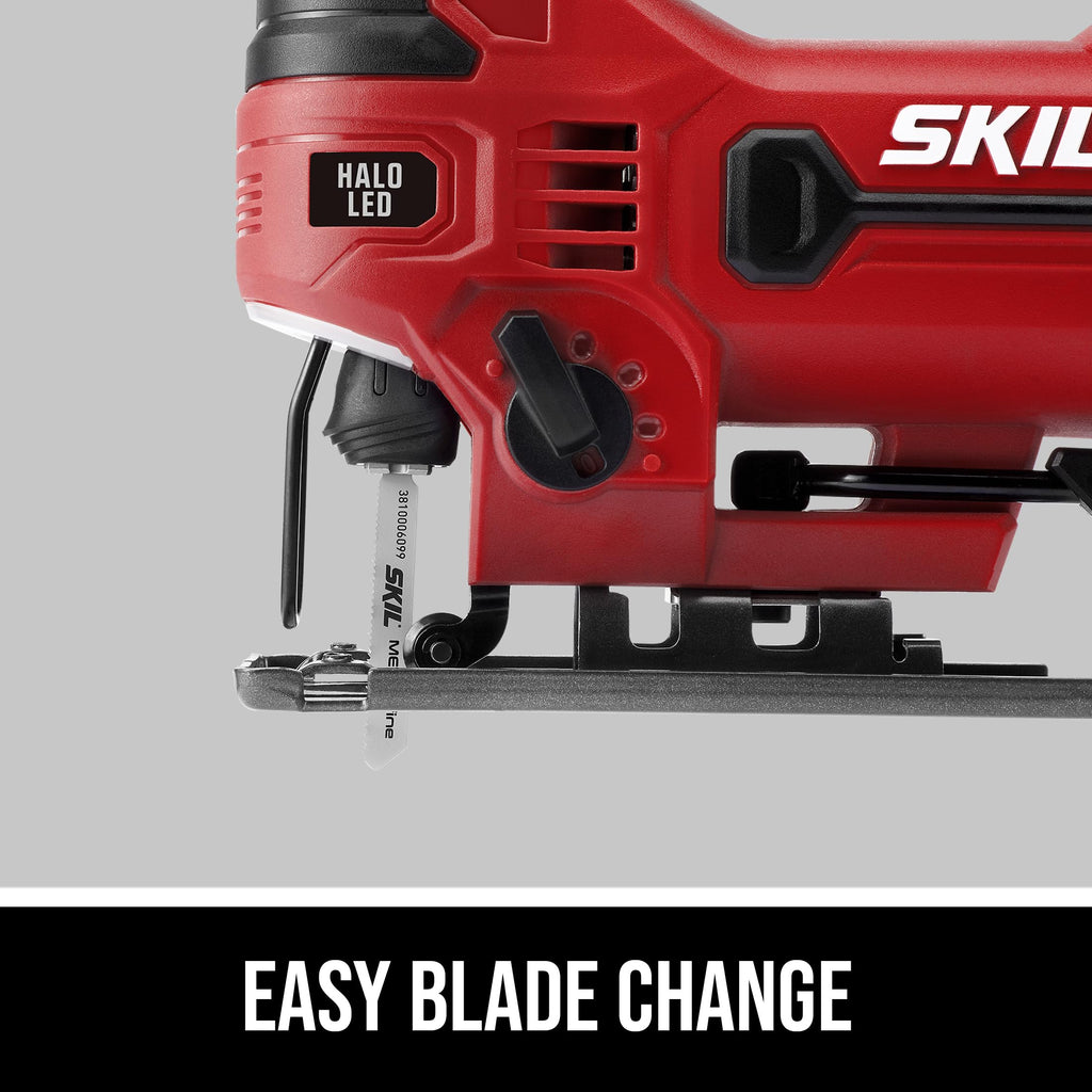 SKIL 6 Amp Corded Jig Saw with Tool-Free Blade Change - JS314901