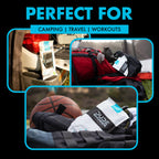 DUDE Wipes Fragrance Free On-The-Go Shower Wipes - Extra-Large and Thick Cleansing Body Wipes for Travel - 3 Packs of 8 (24 Count) - Infused with Vitamin E and Aloe
