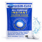 DISIN-CLO2 Multi-Purpose Instant Chlorine Dioxide Tablets – Fast-Acting Cleaning & Deodorizing Tablets for Home, Kitchen & Travel – Freshness Booster for Surfaces, Water Containers & Everyday Use